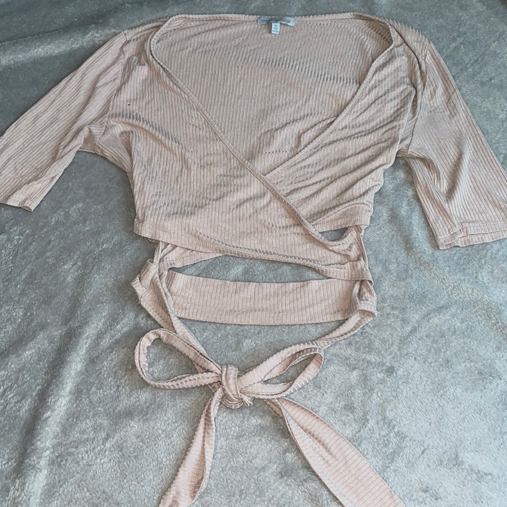 Tie up crop top